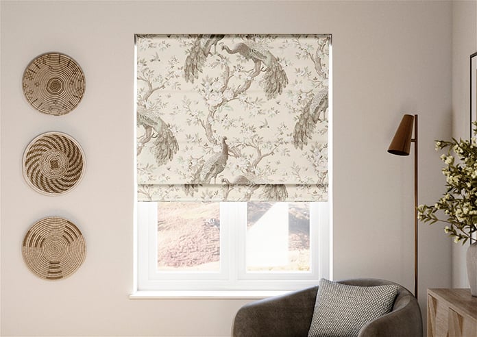 Laura Ashley Belvedere, Soft Truffle - Roman Blind - Image 3